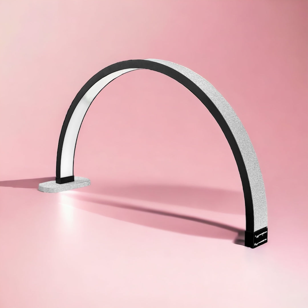 Lampada da scrivania Half Moon Diamond 30” - Lampada LED indipendente per unghie