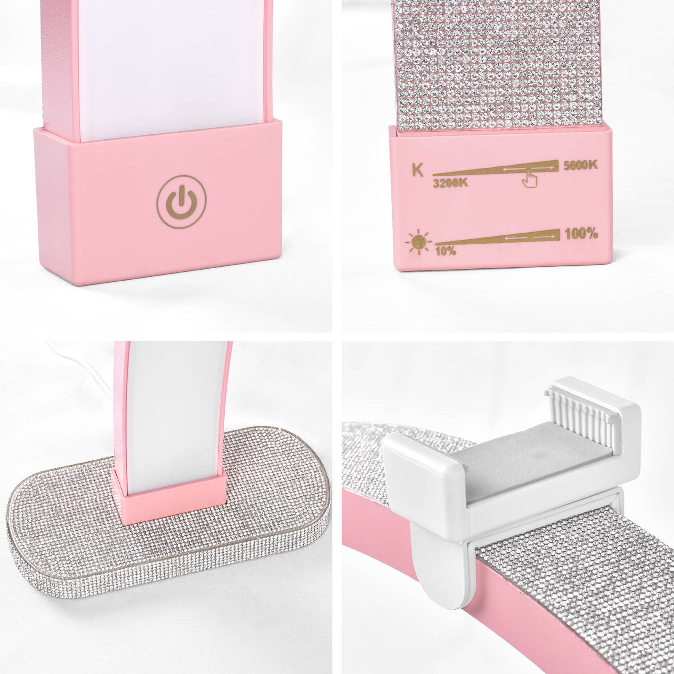 Lampada da scrivania Half Moon Diamond 30” - Lampada LED indipendente per unghie