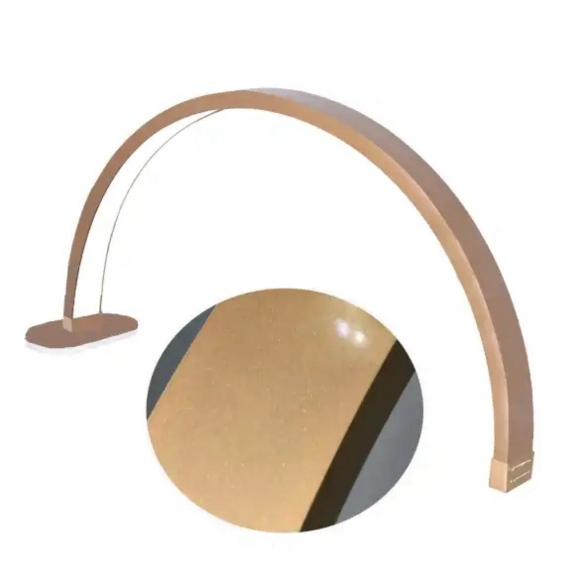 Lampada da scrivania Half Moon 30” - Lampada LED indipendente per unghie