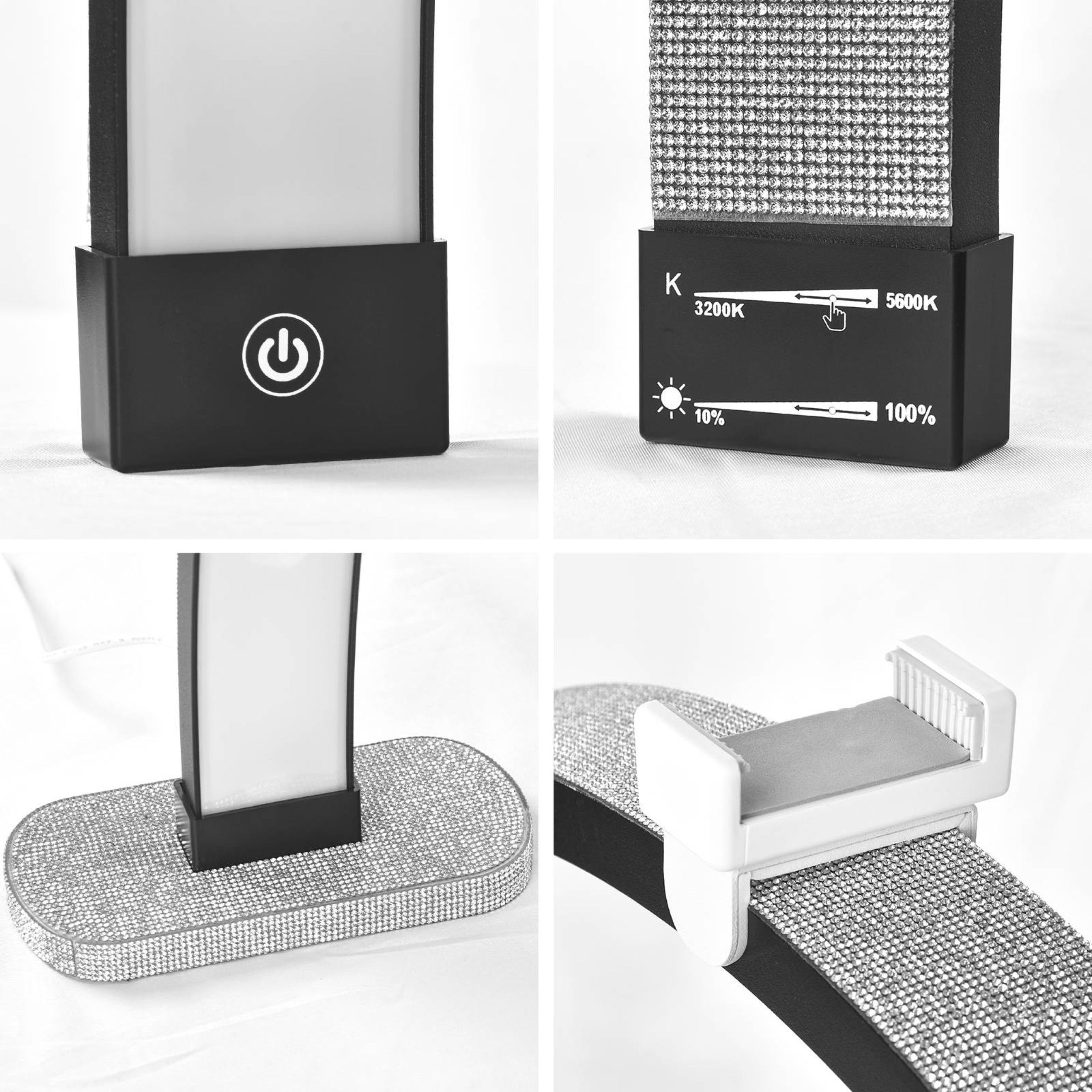 Lampada da scrivania Half Moon Diamond 30” - Lampada LED indipendente per unghie