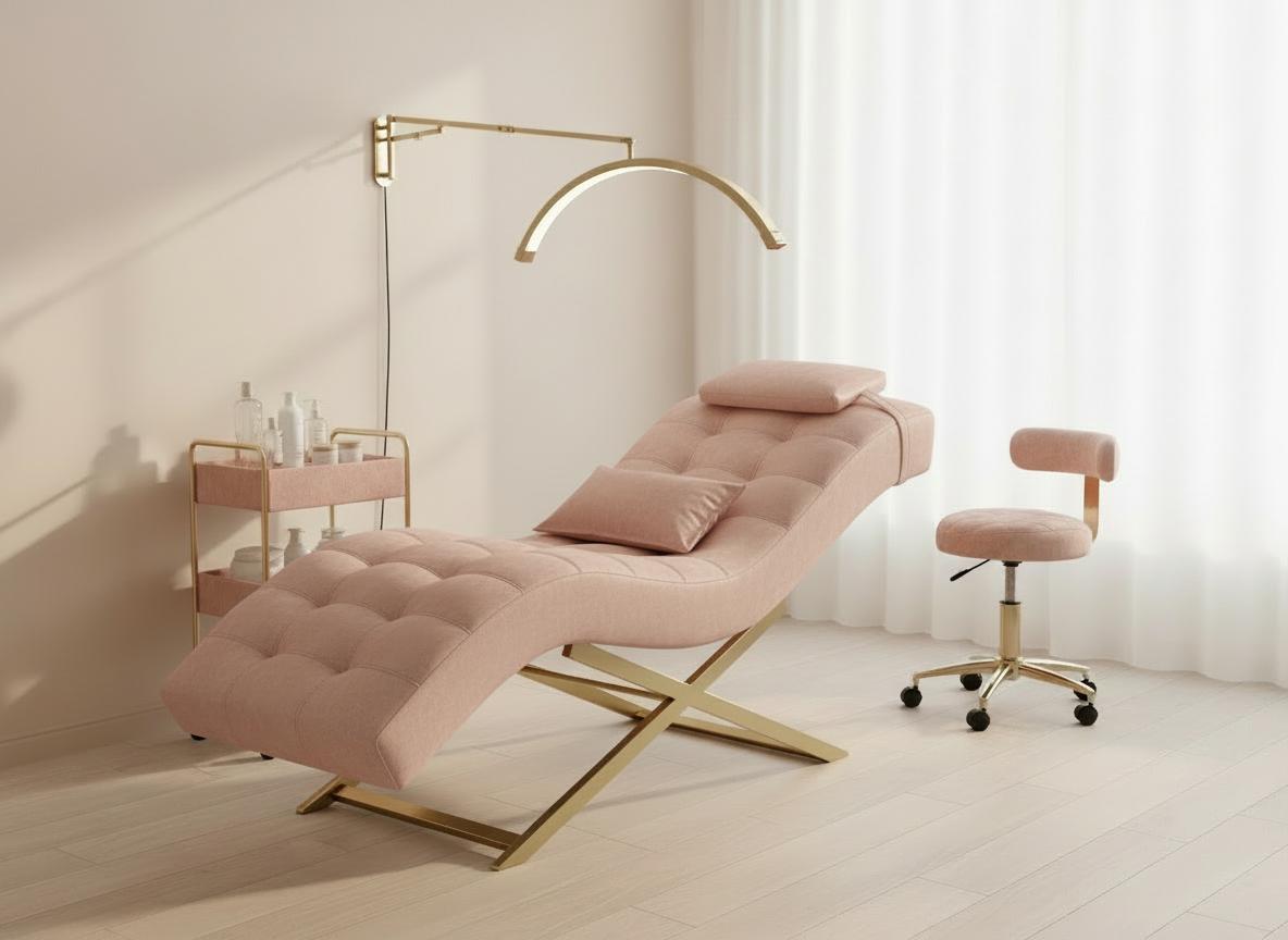 Lampada da parete a mezzaluna per il trucco