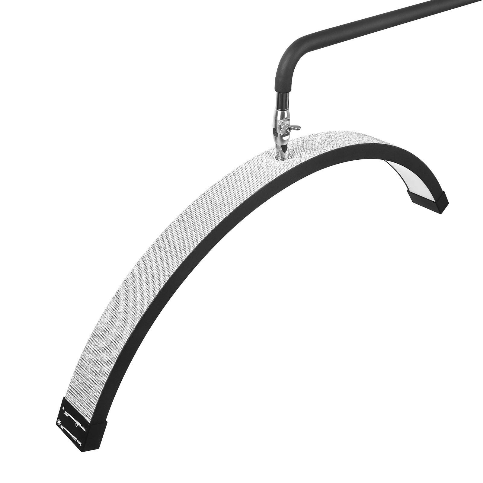 Lampada Multi-Angle Diamond Half Moon - Luce LED professionale per la bellezza 28” | RJ Moon Pro X