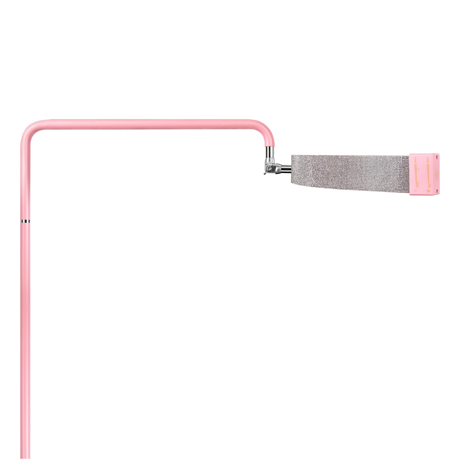 Lampada Multi-Angle Diamond Half Moon - Luce LED professionale per la bellezza 28” | RJ Moon Pro X