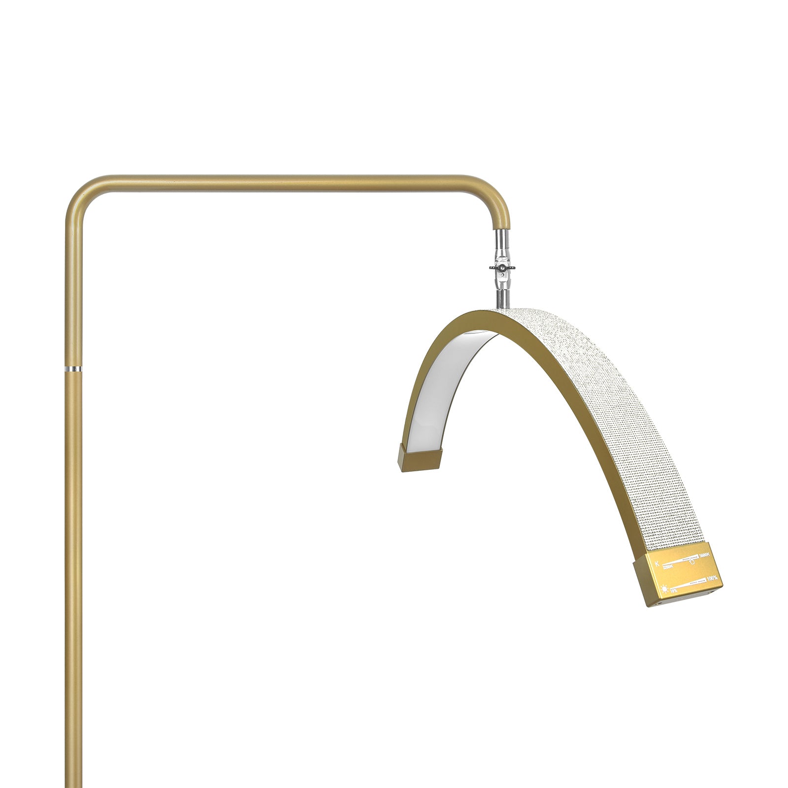 Lampada Multi-Angle Diamond Half Moon - Luce LED professionale per la bellezza 28” | RJ Moon Pro X