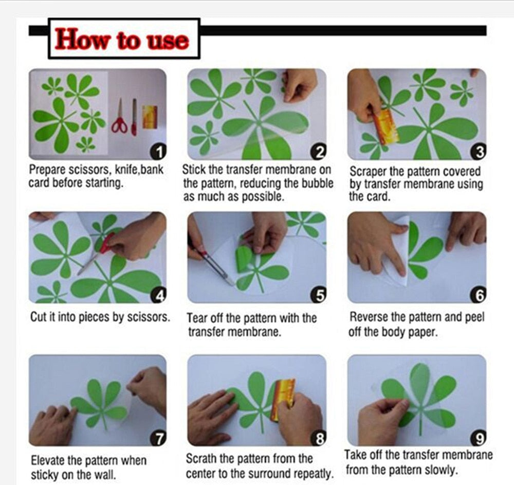 Adesivo murale in vinile personalizzato