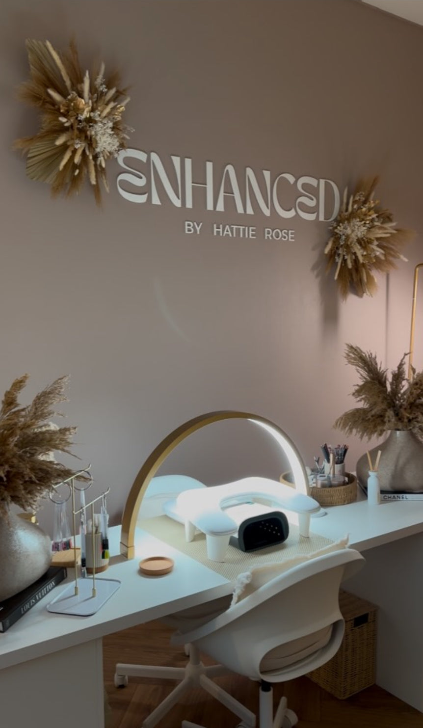 Lampada da scrivania Half Moon 30” - Lampada LED indipendente per unghie