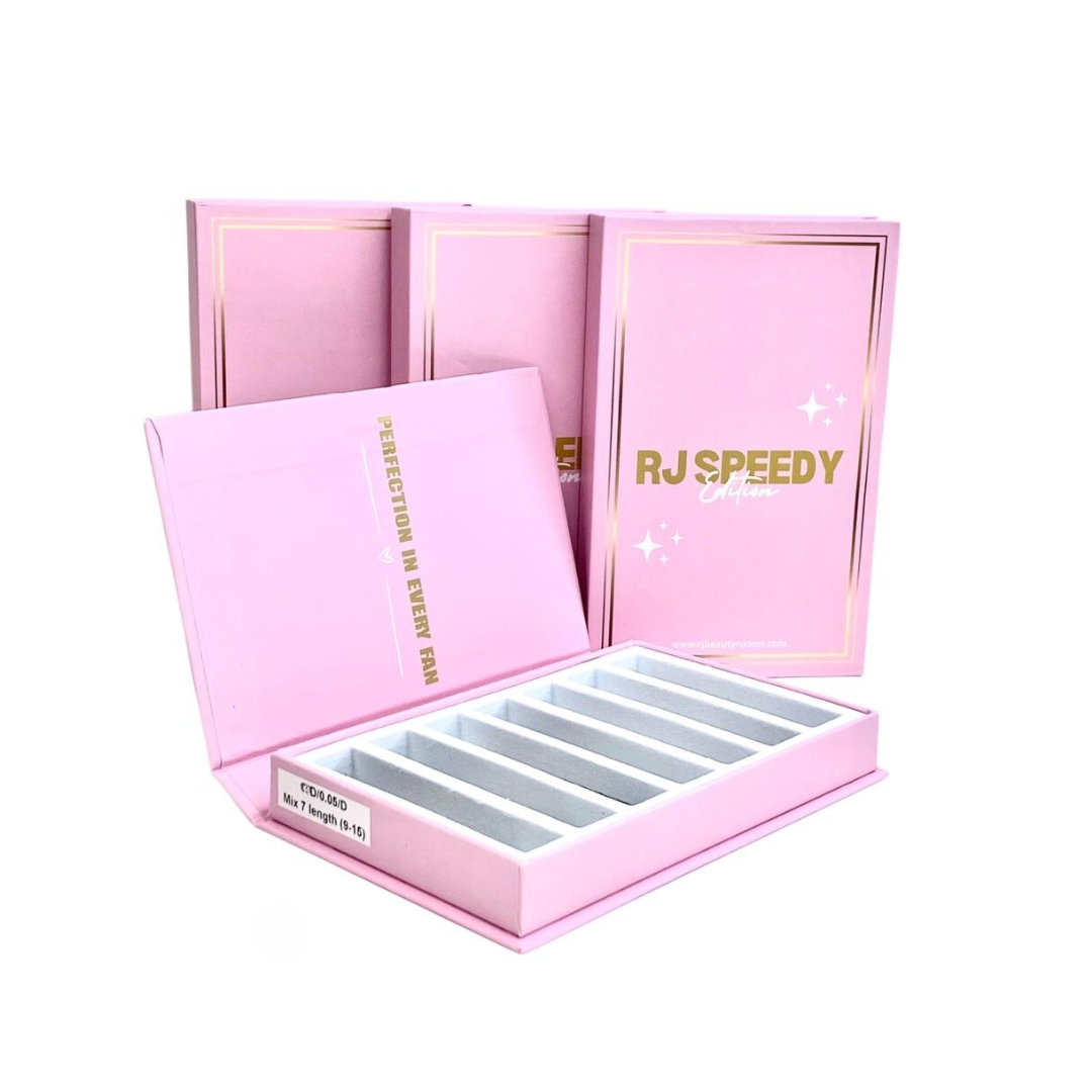 4D, RJ Speed Strips, lunghezza mista 8 mm-14 mm (800 ventagli) Arricciatura a D