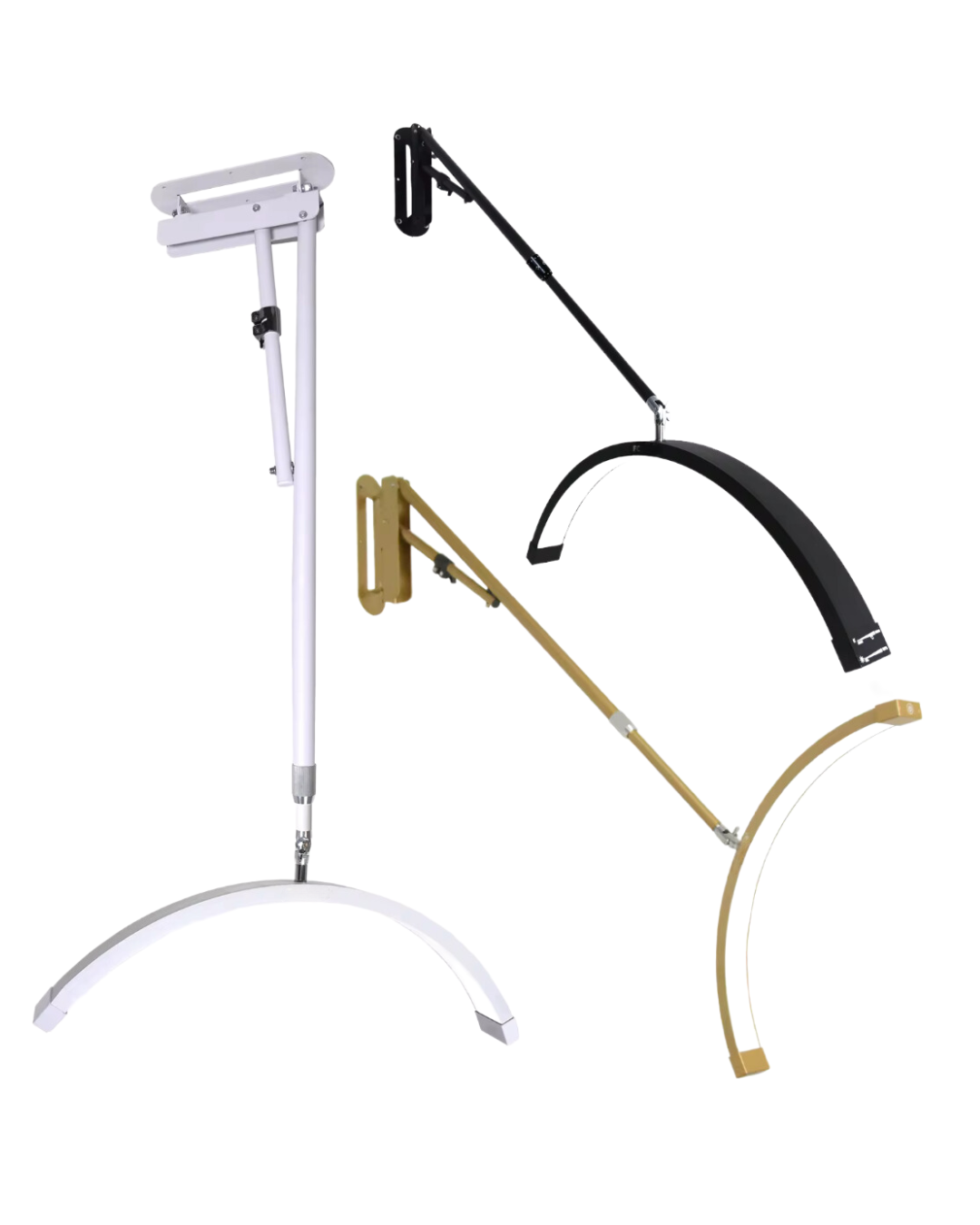 Lampada da parete a mezzaluna per il trucco