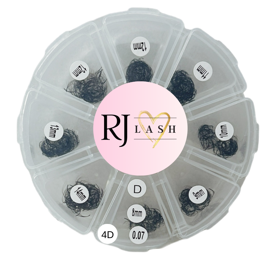 4D Lunghezze miste 8-14 mm  - 0,07 (800 ciuffi)