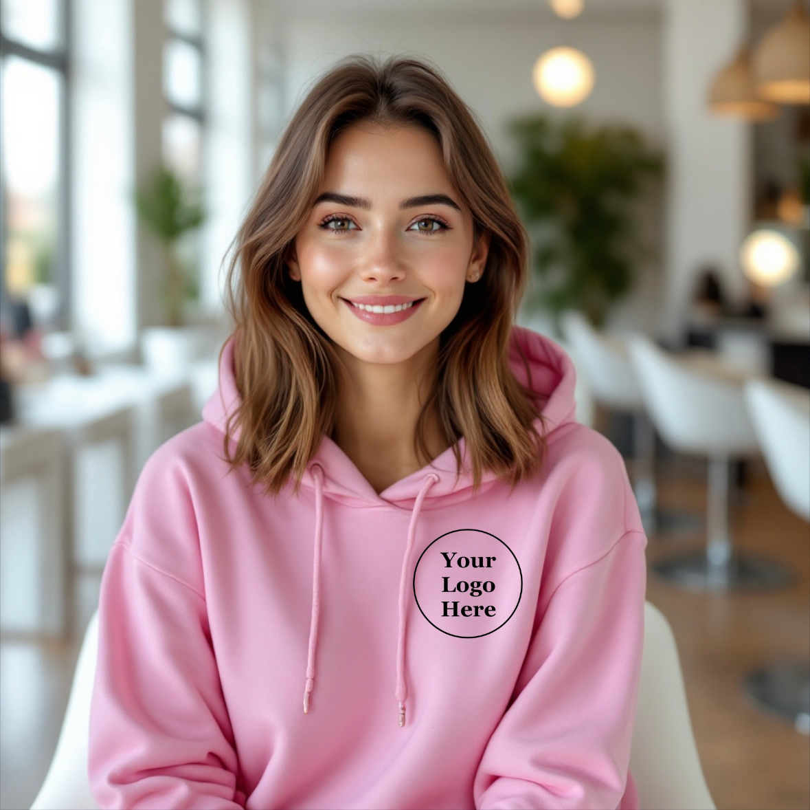 Felpe con cappuccio personalizzate (davanti e dietro)