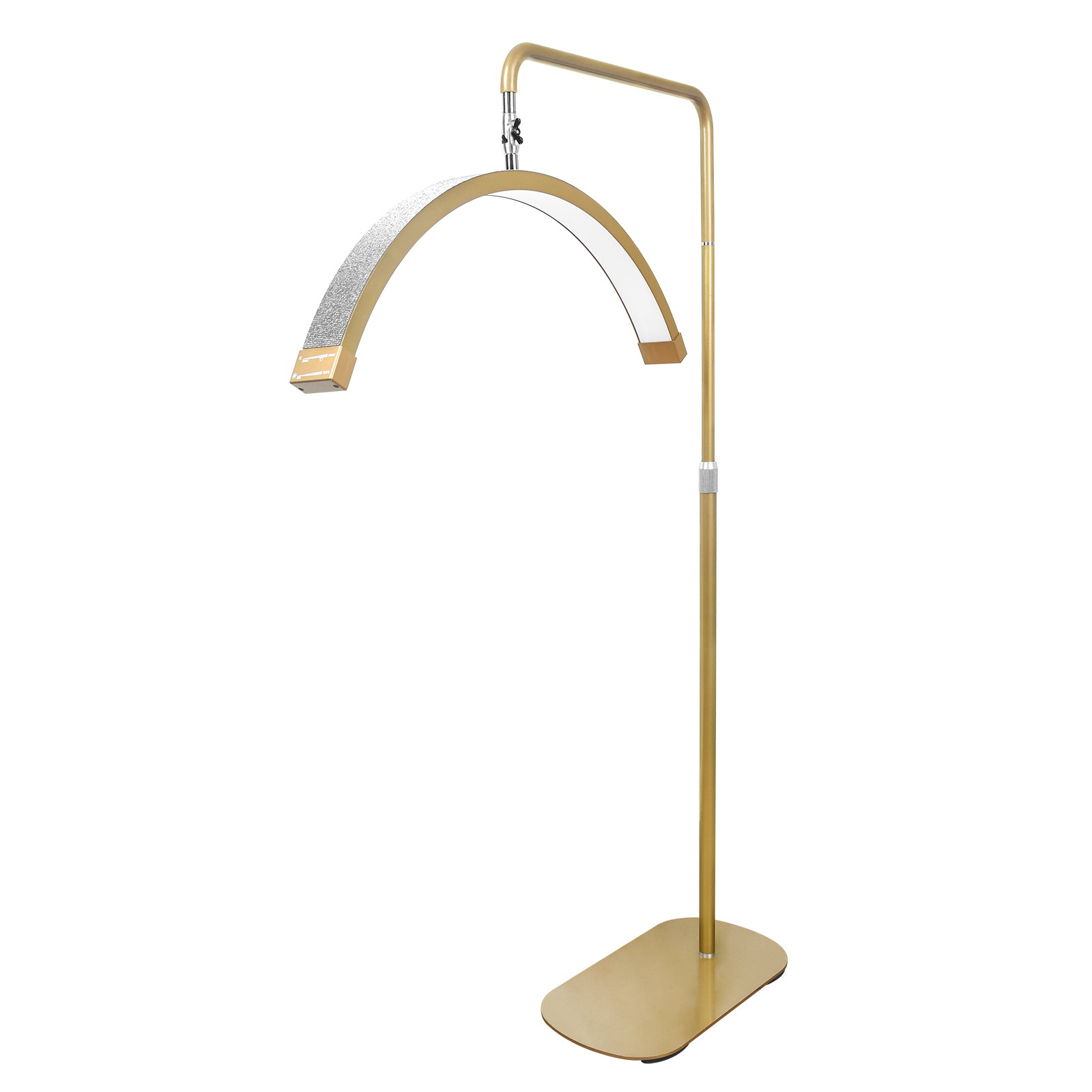 Lampada Multi-Angle Diamond Half Moon - Luce LED professionale per la bellezza 28” | RJ Moon Pro X