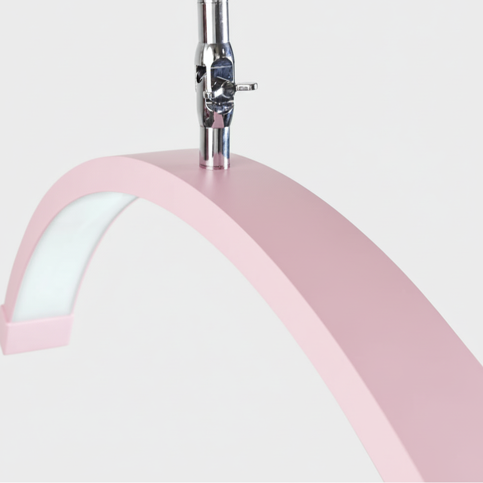 Lampada Multi-Angle Half Moon - Luce LED professionale per la bellezza 28” | RJ Moon Pro X